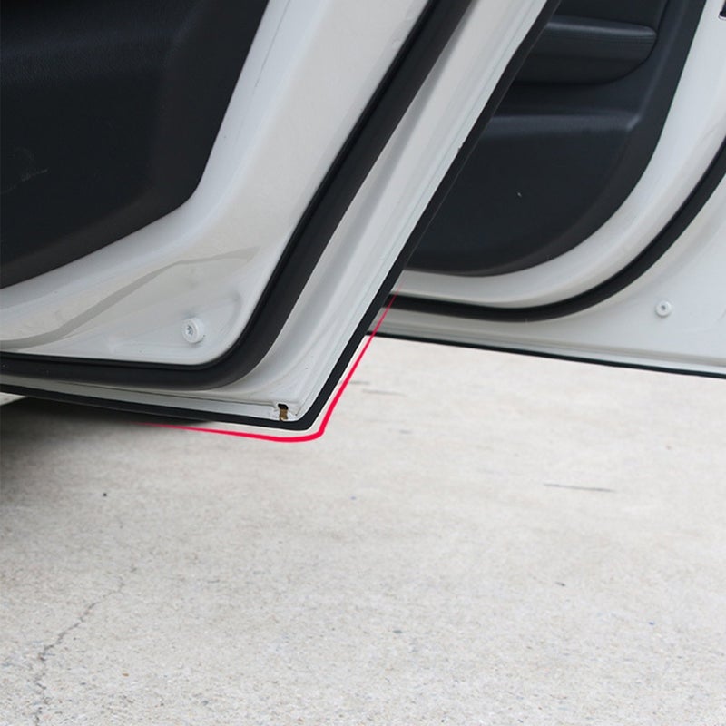 Eytool Car Door Protectors Edge Guards,16Ft(5M) Car Edge Trim Rubber Seal Protector with U Shape Car Protection Door Edge Guard Fit for Most Car(Black) - Image 3